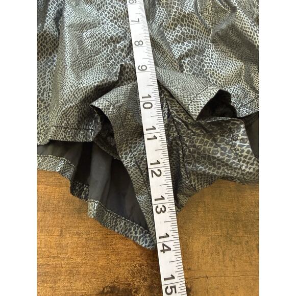 Free People FP Movement Shorts Diamondback Snake Print Medium Brief Lined Buckle - Picture 8 of 8